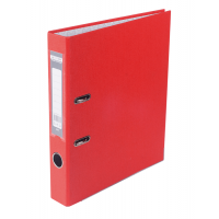 Папка-регистратор А4 50мм односторонняя красная Lux, Buromax