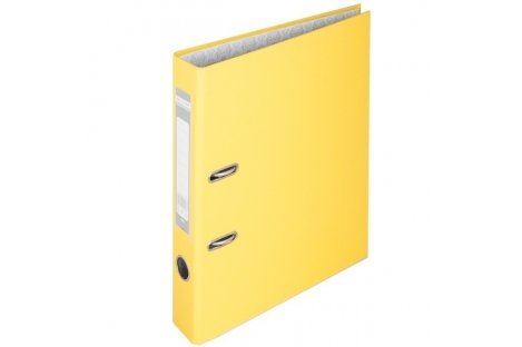 Папка-регистратор А4 50мм односторонняя желтая Lux, Buromax