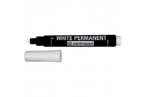 Маркер перманентний 8586, колір чорнил білий 2,5 мм, Centropen