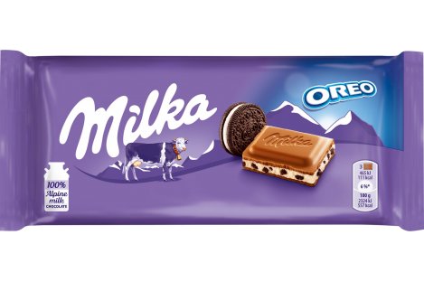 Шоколад Oreo молочний 100г, Milka