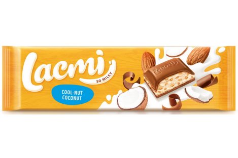 Шоколад Lacmi Cool-Nut-Coconut молочный 280г, Roshen
