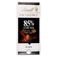Шоколад чорний Excellence гіркий 85% 100г, Lindt