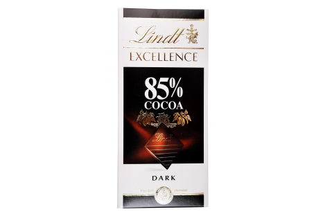 Шоколад чорний Excellence гіркий 85% 100г, Lindt