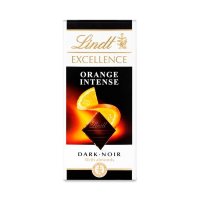 Шоколад чорний Excellence гіркий з апельсином 47% 100г, Lindt
