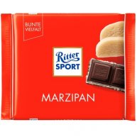 Шоколад Sport черный с начинкой марципан 100г, Ritter