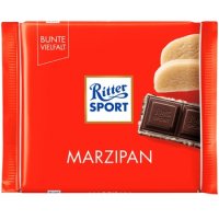 Шоколад Sport черный с начинкой марципан 100г, Ritter