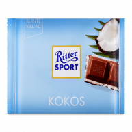 Шоколад Sport молочний з кокосово-молочним кремом 100г, Ritter