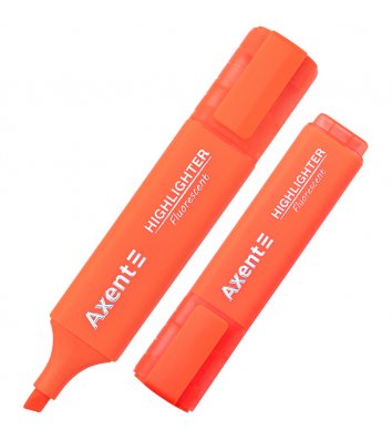 Маркер текстовий Highlighter, колір чорнил помаранчевий 1-5 мм, Axent