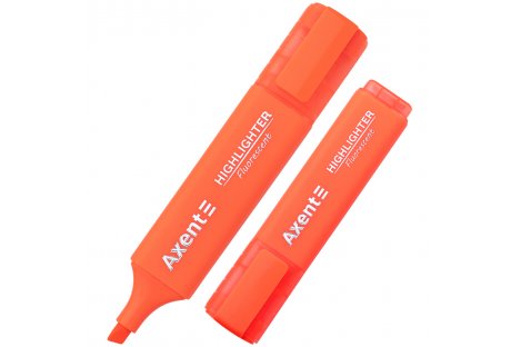 Маркер текстовий Highlighter, колір чорнил помаранчевий 1-5 мм, Axent