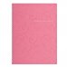 Блокнот A4 80арк клітинка Barocco, бічна спіраль рожевий, Buromax