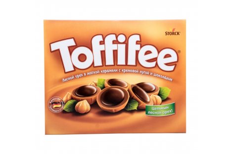 Конфеты с лесным орехом и шоколадом 250г, Toffifee