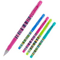 Ручка шариковая Stripes, цвет чернил синий 0,5мм, Axent 