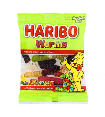 Цукерки желейні Worms 80г, Haribo