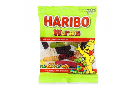 Конфеты желейные Worms 80г, Haribo