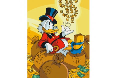 Картина по номерам "Scrooge McDuck" 40*50 см, Art Craft