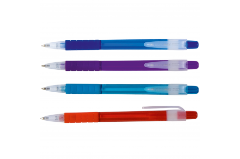 Ручка шариковая автоматическая Crystal, цвет чернил синий 0,7мм, Buromax