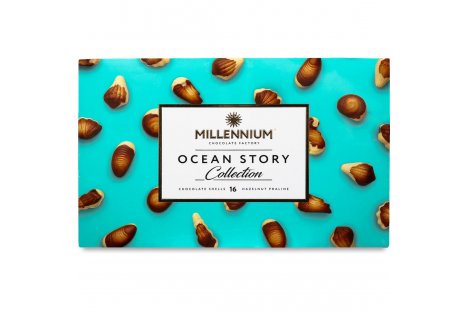 Конфеты Ocean Story шоколадные с ореховым пралине 170г, Millennium