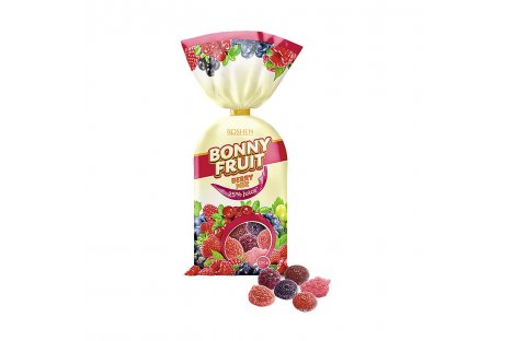 Конфеты Bonny-Fruit желейные ягодный микс 200г, Roshen