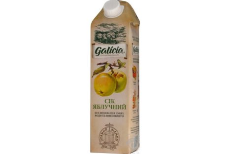 Сок яблочный 1л, Galicia