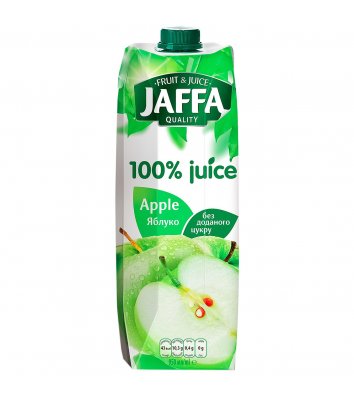 Сок яблочный без добавленного сахара 0,95л, Jaffa