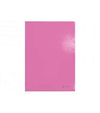 Папка-куточок А4 пластикова "Вишиванка" рожева, Optima