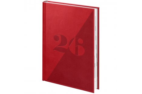 Щоденник датований A5 2026 TorinoTrend червоний, Brunnen Щоденник датований A5 2026 TorinoTrend червоний, Brunnen