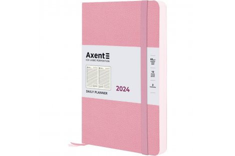 Щоденник датований A5 2024 Partner Soft Skin пудровий, Axent