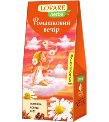 Чай цветочный Lovare Ромашковый вечер в пакетиках 20шт*1.8г