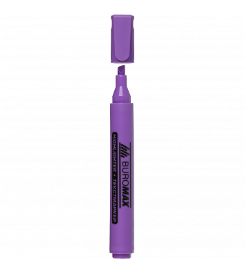Маркер текстовый, цвет чернил фиолетовый 1-4,6мм, Buromax