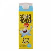 Молоко Казкове пастеризоване 2.5% 870г, Молокія