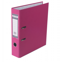 Папка-регистратор А4 70мм односторонняя розовая Lux, Buromax