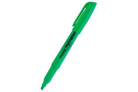 Маркер текстовий Highlighter, колір чорнил зелений 2-4мм, Axent
