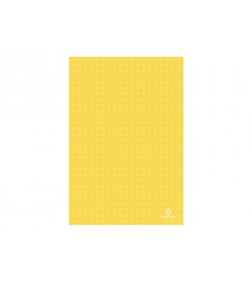 Папка-уголок А4 пластиковая "Вышиванка" желтая, Optima