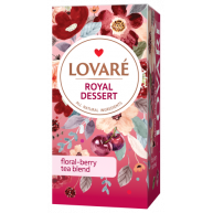 Чай квітковий Lovare Королівський десерт в пакетиках 24шт*1,5г