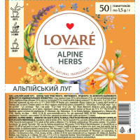 Чай травяной Lovare Alpine herbs в пакетиках 50шт*1.5г