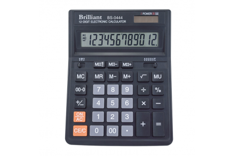 Калькулятор 12 разрядов 153*199*31мм, Brilliant