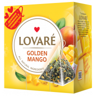 Чай зелений Lovare Golden Mango в пакетиках 15шт*2г