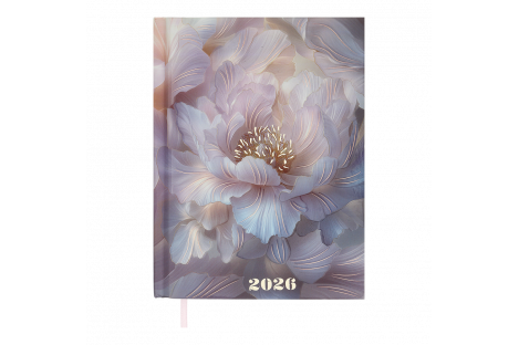 Щоденник датований A5 2026 Novel пудровий, Buromax Щоденник датований A5 2026 Novel пудровий, Buromax