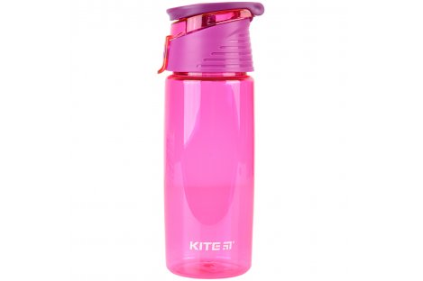 Бутылочка для воды 550мл темно-розовая, Kite