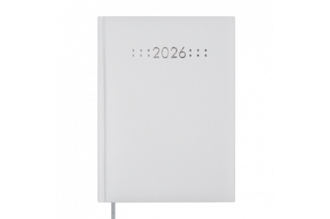 Щоденник датований A5 2026 Classic білий, Buromax Щоденник датований A5 2026 Classic білий, Buromax