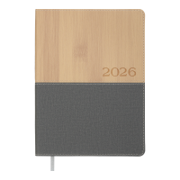 Щоденник датований A5 2026 Coral сірий, Buromax