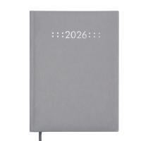 Щоденник датований A5 2026 Classic сірий, Buromax