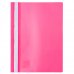 Папка-скоросшиватель А4 без перфорации, фактура глянец розовая, Axent