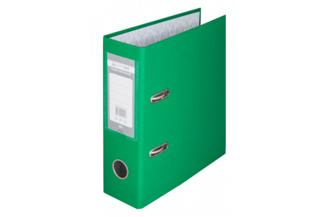 Папка-регистратор А5 70мм односторонняя зеленая Lux, Buromax