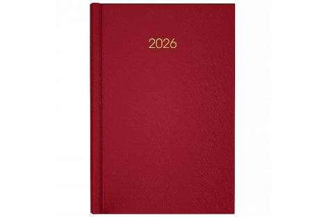 Щоденник датований А5 2026 Classic City бордовий, Axent Щоденник датований А5 2026 Classic City бордовий, Axent
