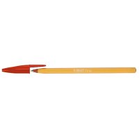 Ручка кулькова Orange, колір чорнил червоний 0,35мм, Bic