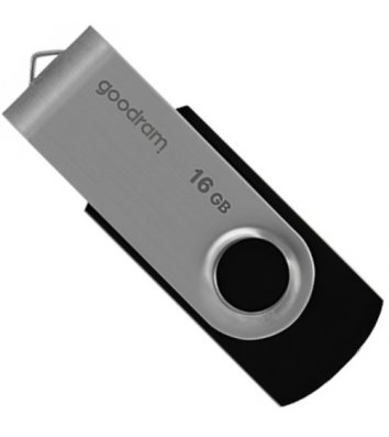 Флеш-пам'ять 16GB GOODRAM UTS2 TWISTER, корпус чорний