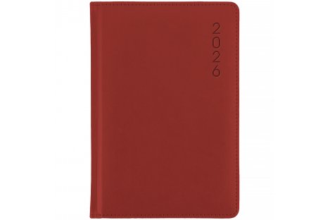 Щоденник датований А5 2026 Classic Palermo червоний, Axent Щоденник датований А5 2026 Classic Palermo червоний, Axent