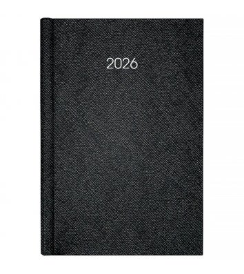 Щоденник датований А5 2026 Classic Style чорний, Axent