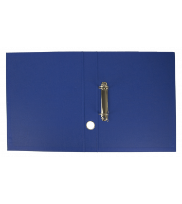 Папка-регистратор А4 40мм 2D-кольца двусторонняя синяя, Buromax
